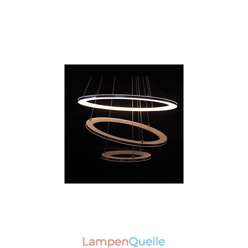 Moderne Pendelleuchte 3 Ringe Pendelleuchte Acryl