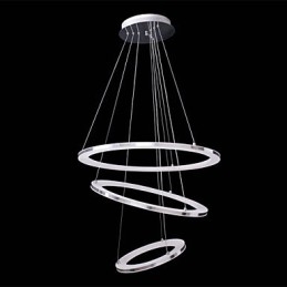 Moderne Pendelleuchte 3 Ringe Pendelleuchte Acryl