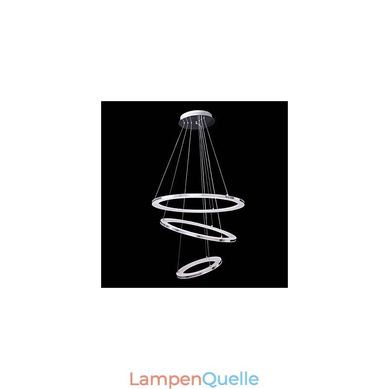 Moderne Pendelleuchte 3 Ringe Pendelleuchte Acryl