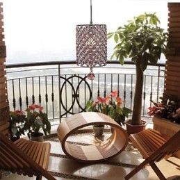 Kristalltropfen-Pendelleuchte im Zylinderstil