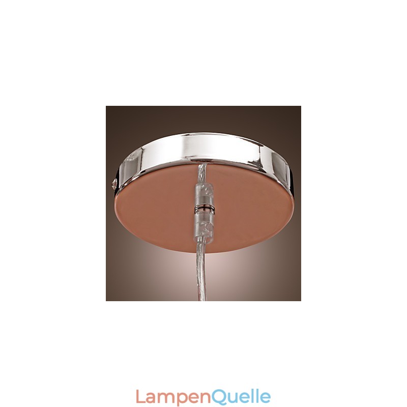 Kristalltropfen-Pendelleuchte im Zylinderstil