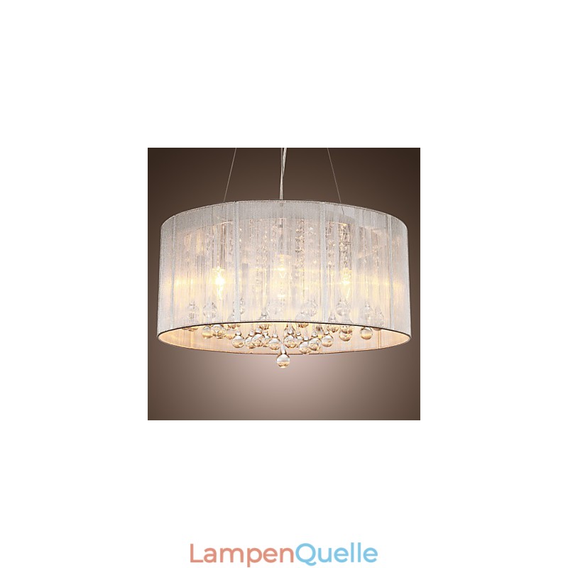 Trommel-Pendelleuchte, modern, 4 Lichter