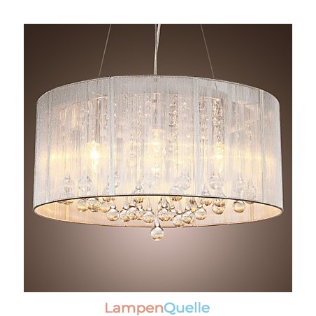Trommel-Pendelleuchte, modern, 4 Lichter Trommel-Pendelleuchte, modern, 4 Lichter