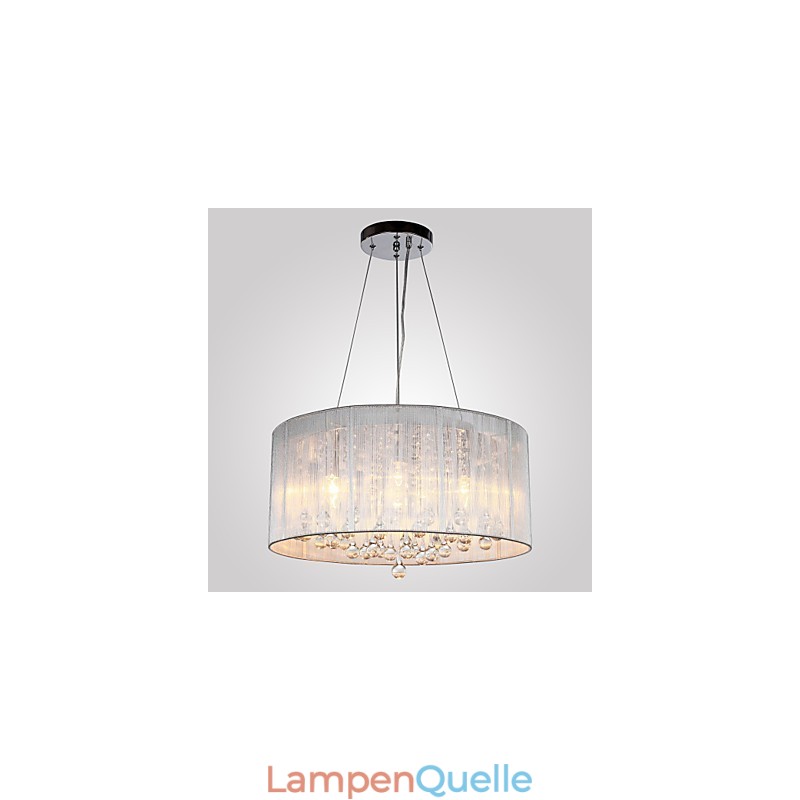 Trommel-Pendelleuchte, modern, 4 Lichter