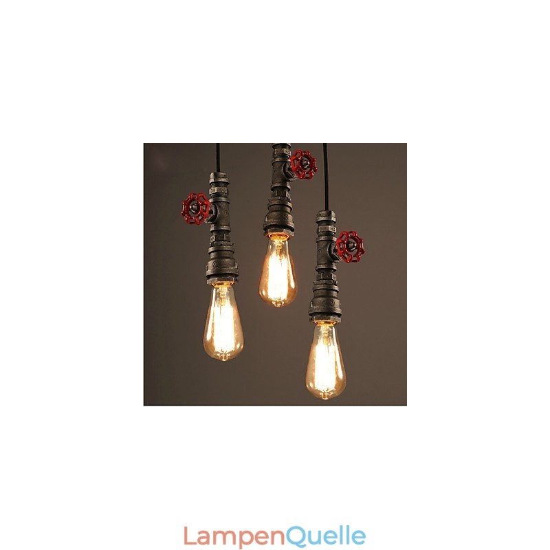 Retro Hängelampe Handeln Die Rolle Ofing Loft Dekoration Ländlichen Industrie Rohr Pendelleuchte