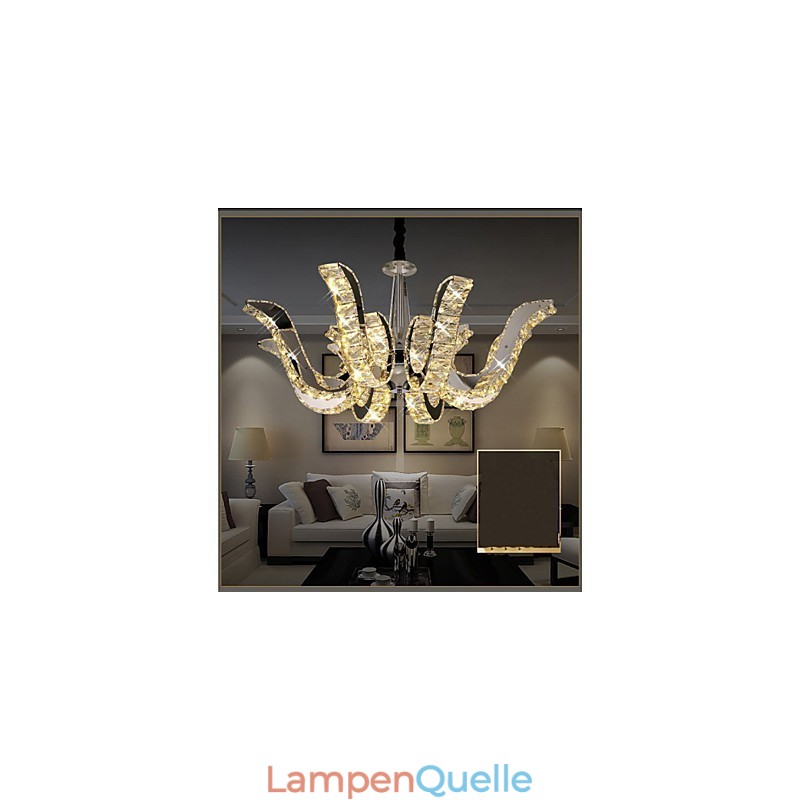 Kristalllampe, moderne Luxus-Kerzen-Kristall-Pendelleuchte