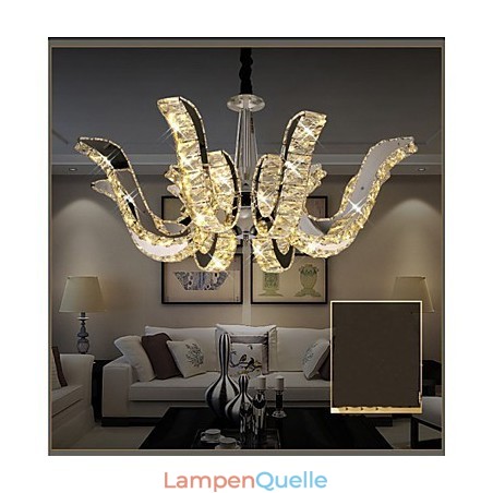 Kristalllampe, moderne Luxus-Kerzen-Kristall-Pendelleuchte Kristalllampe, moderne Luxus-Kerzen-Kristall-Pendelleuchte