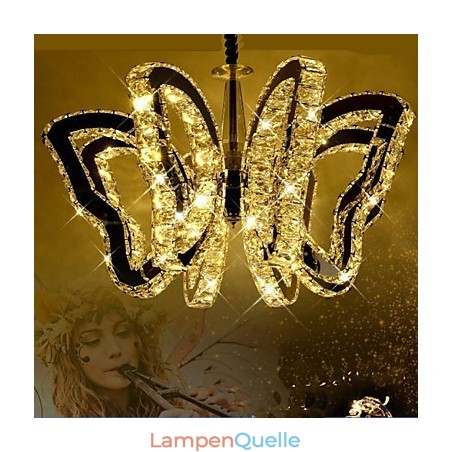 Schmetterlingslampe, moderne Luxus-Kristalllampe, 8 Schmetterlingslampe, moderne Luxus-Kristalllampe, 8