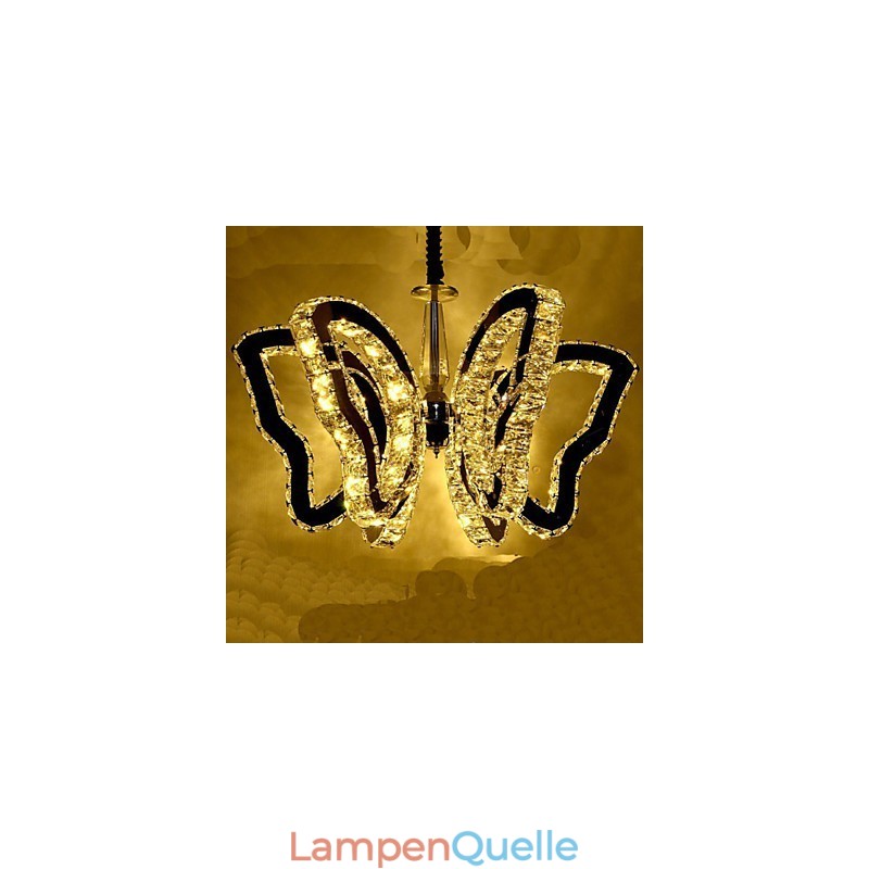 Schmetterlingslampe, moderne Luxus-Kristalllampe, 8