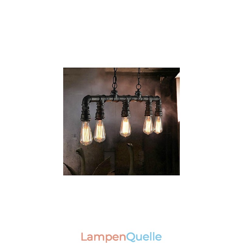 Traditionelle Klassische Vintage Laterne Land Retro Mini Stil Malerei Metall Anhänger Licht