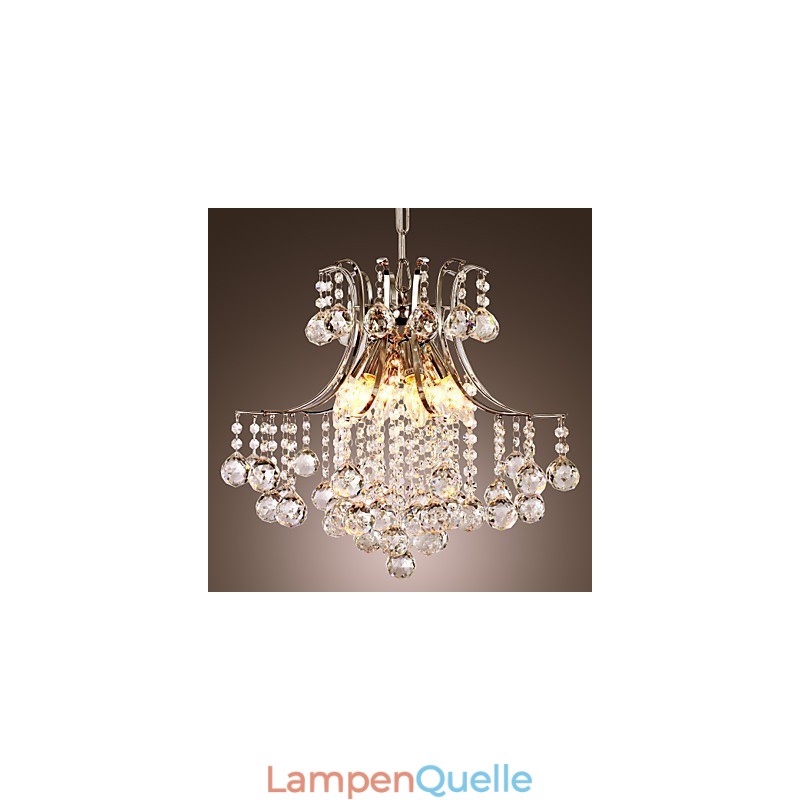 Pendelleuchte Luxus Modern Kristall Wohnzimmer 6 Lichter