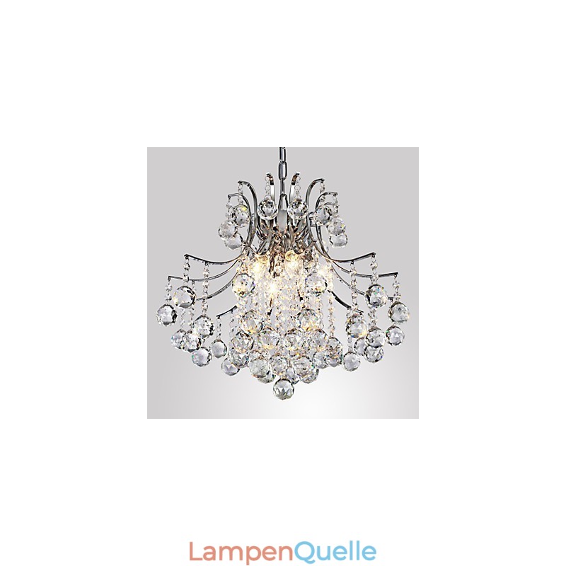 Pendelleuchte Luxus Modern Kristall Wohnzimmer 6 Lichter