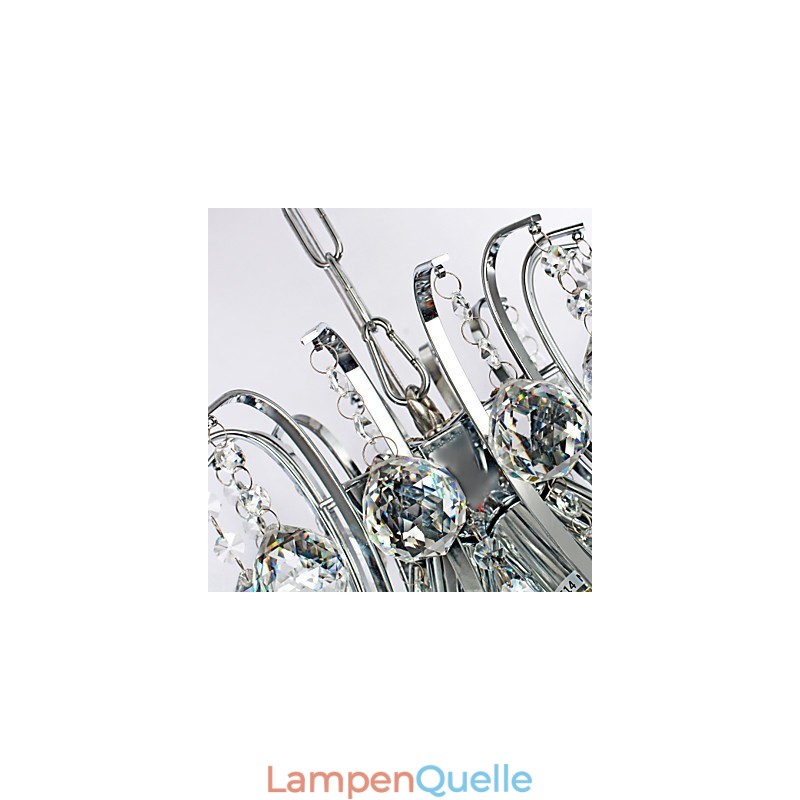 Pendelleuchte Luxus Modern Kristall Wohnzimmer 6 Lichter
