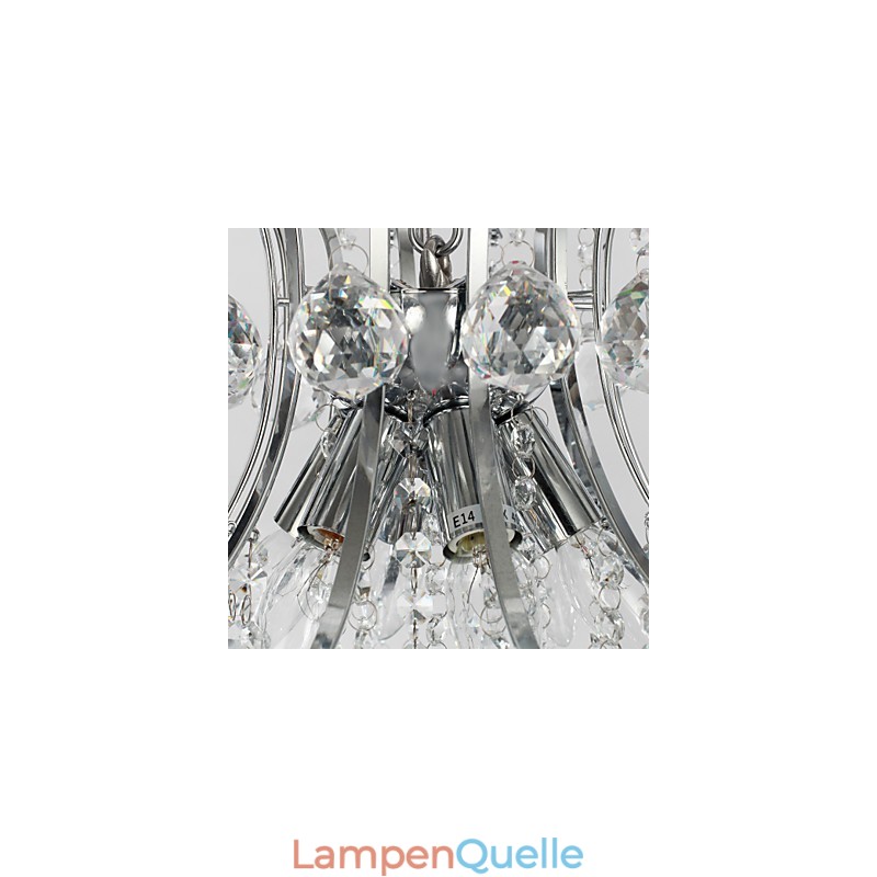 Pendelleuchte Luxus Modern Kristall Wohnzimmer 6 Lichter