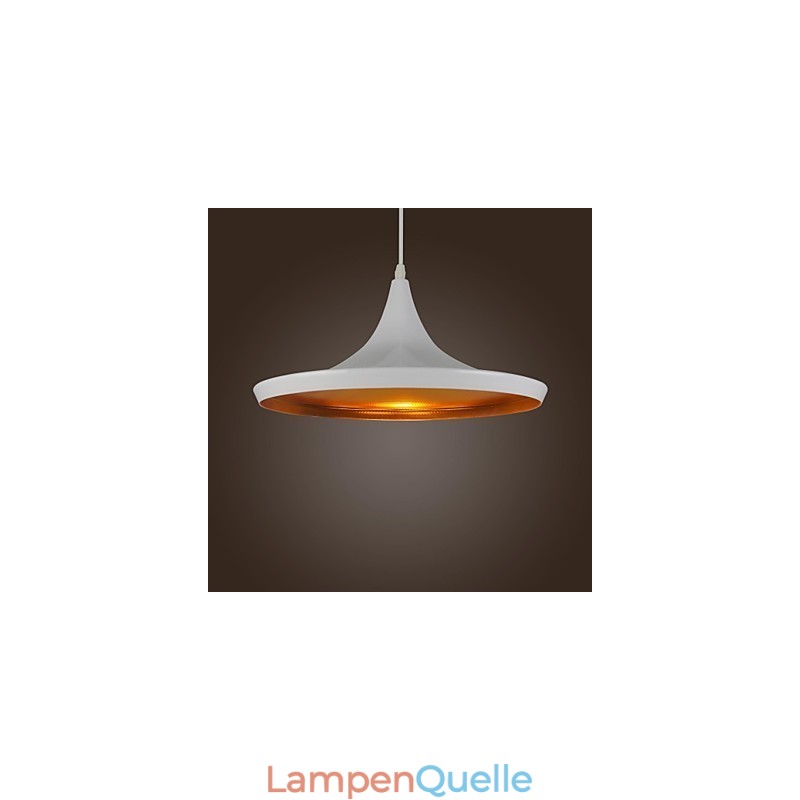 Moderne zeitgenössische Country Retro Malerei Metall Pendelleuchte