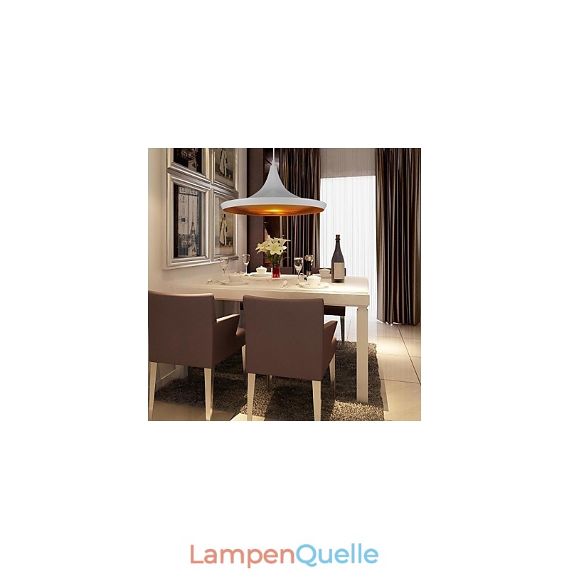 Moderne zeitgenössische Country Retro Malerei Metall Pendelleuchte