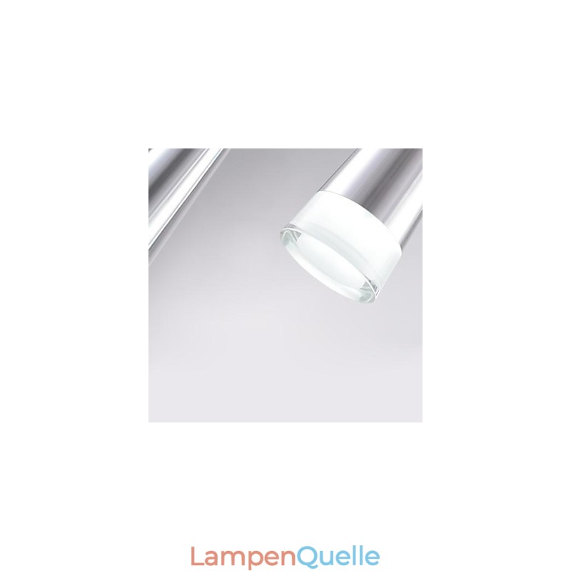 Moderne zeitgenössische Pendelleuchte aus Chrommetall