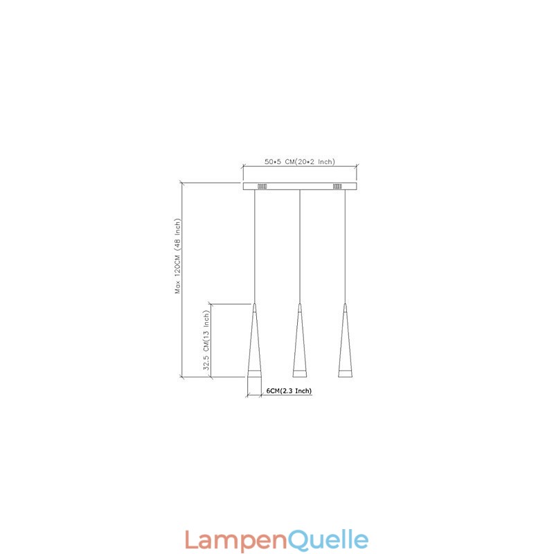 Moderne zeitgenössische Pendelleuchte aus Chrommetall
