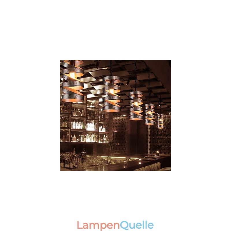 Pendelleuchte 1 Licht Vintage Minimalistisch Eisen Malerei