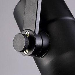 Schwarze Retro-Hängelampe aus Eisen und Glasschirm