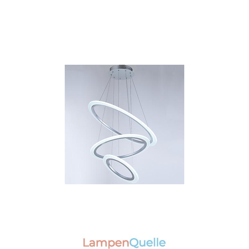 Acryl Pendelleuchte Lampen Kronleuchter Deckenbeleuchtung mit DIY 3 Ringe