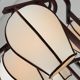 Rustikaler Kronleuchter im Vintage-Mini-Stil aus galvanisiertem Metall der Lodge