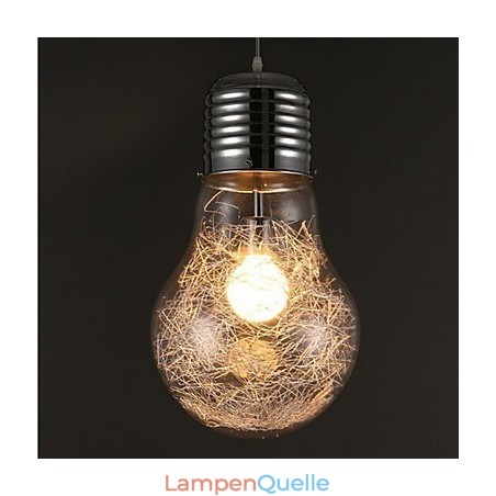 Einfache Ideen mit einer großen Glühbirne aus Glas Kronleuchter Droplight Lampe Einfache Ideen mit einer großen Glühbirne aus Glas Kronleuchter Droplight Lampe