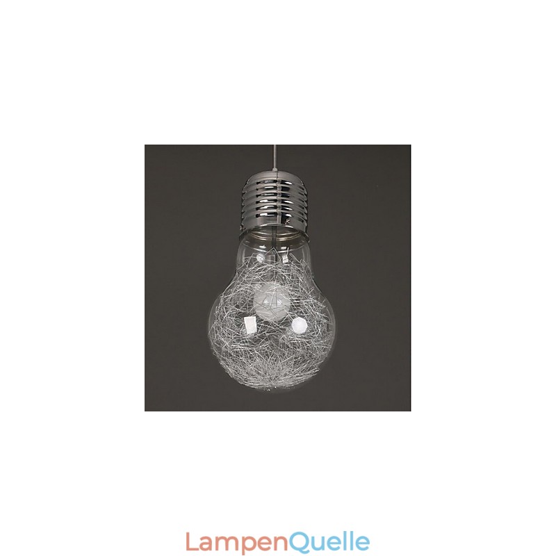 Einfache Ideen mit einer großen Glühbirne aus Glas Kronleuchter Droplight Lampe