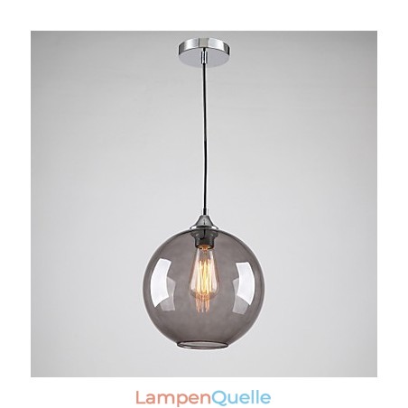 Moderne Glas-Pendelleuchte im runden rauchgrauen Blasen-Design Moderne Glas-Pendelleuchte im runden rauchgrauen Blasen-Design