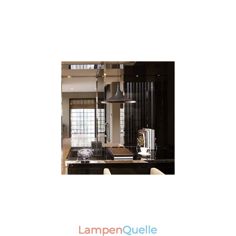 Moderne Pendelleuchte im Retro-Mini-Stil mit Gemälden