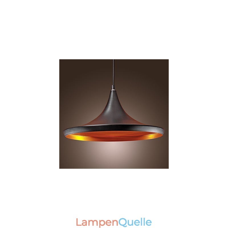 Moderne Pendelleuchte im Retro-Mini-Stil mit Gemälden