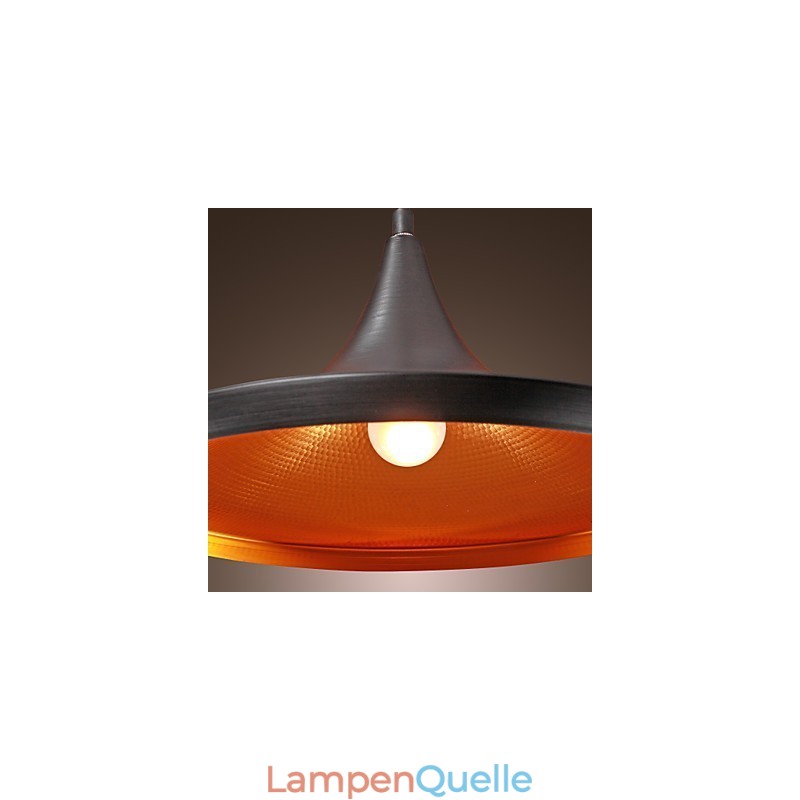 Moderne Pendelleuchte im Retro-Mini-Stil mit Gemälden