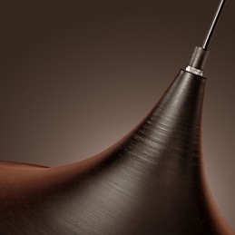 Moderne Pendelleuchte im Retro-Mini-Stil mit Gemälden