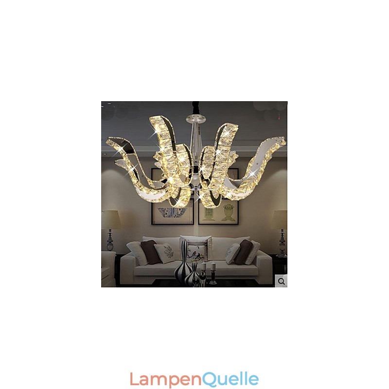 Kristalllampe Moderne Luxus-Kerzen-Kristall-Pendelleuchte