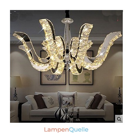 Kristalllampe Moderne Luxus-Kerzen-Kristall-Pendelleuchte Kristalllampe Moderne Luxus-Kerzen-Kristall-Pendelleuchte