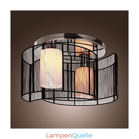Deckenleuchte Modernes Design 2 Lichter Schwarz Deckenleuchte Modernes Design 2 Lichter Schwarz