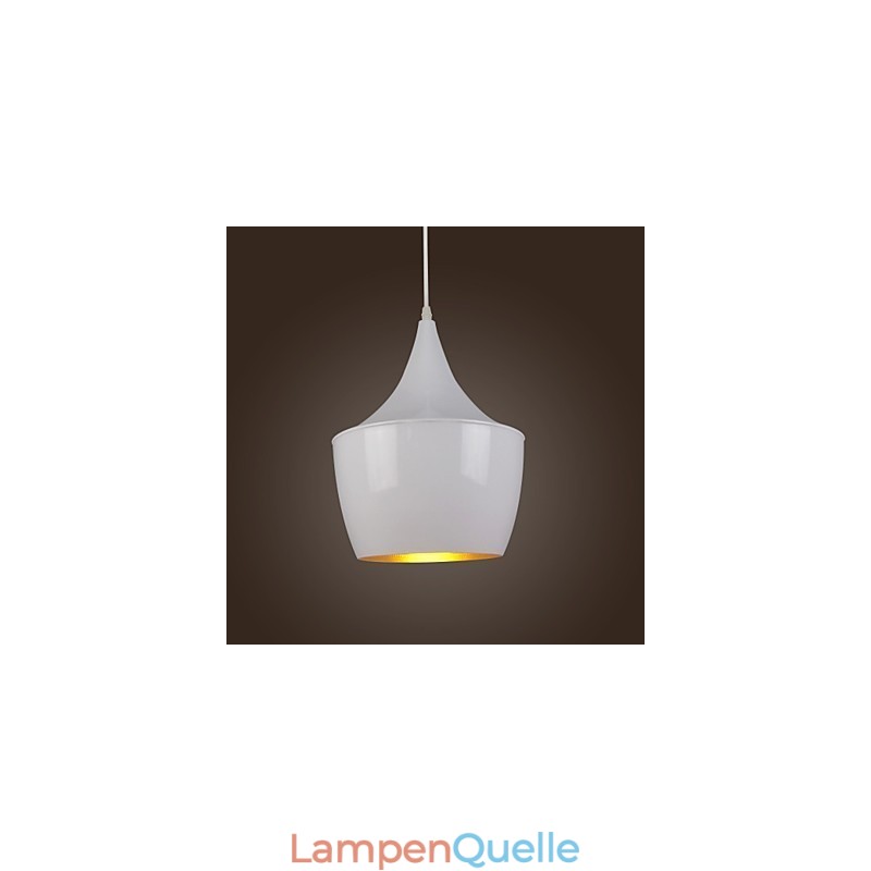 Moderne zeitgenössische Retro Country Malerei Metall Pendelleuchte