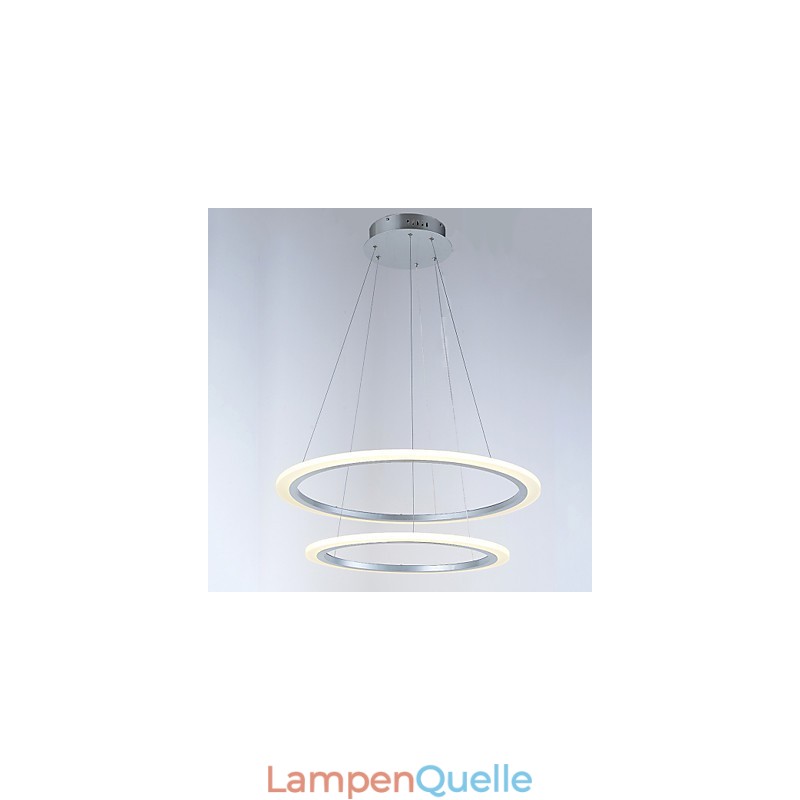 Moderne 2 Ring Pendelleuchte Kronleuchter Leuchten mit