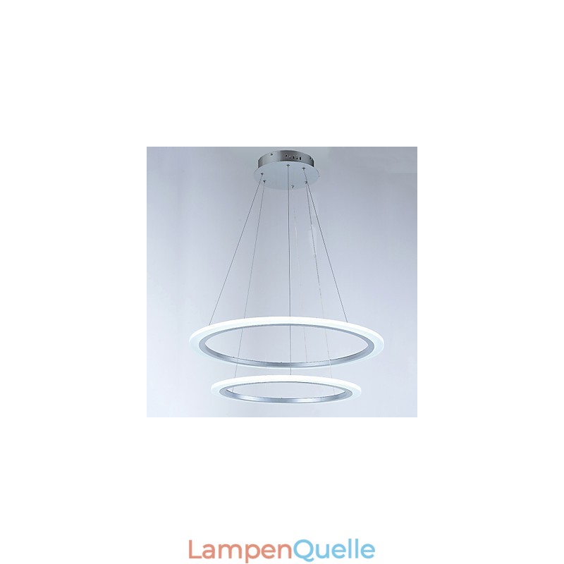 Moderne 2 Ring Pendelleuchte Kronleuchter Leuchten mit