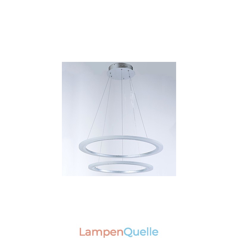 Moderne 2 Ring Pendelleuchte Kronleuchter Leuchten mit