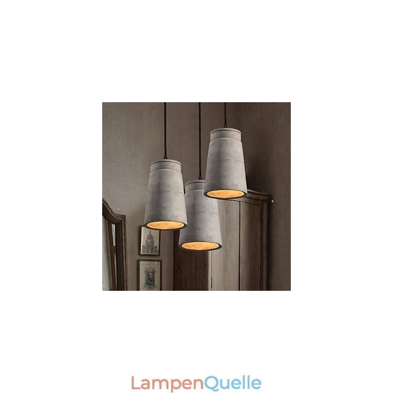 Die nordische minimalistische Retro-Pendelleuchte Zement Vintage Lampe Leuchte