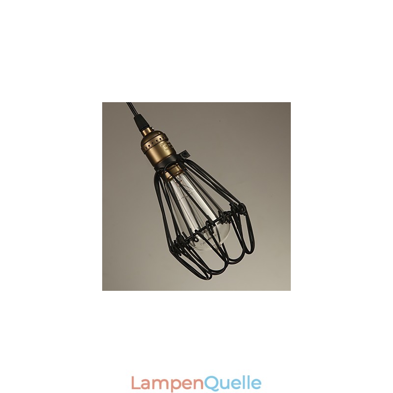 Pendelleuchten Vintage Amerikanischer Landhausstil, der alte Wege schmiedeeiserne kleine Käfig-Droplight wiederherstellt