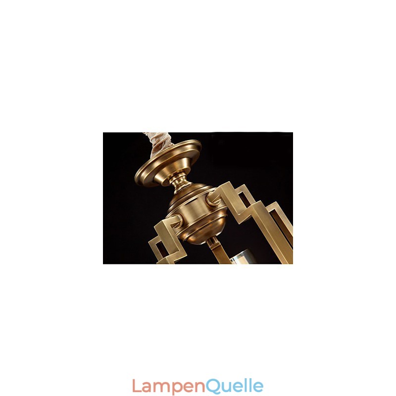 Lampe im chinesischen Stil, Kupferlampe, Kupferlampe