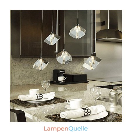 Mode Kristall Lampe Fünf Kopf Kristall Anhänger Mode Kristall Lampe Fünf Kopf Kristall Anhänger