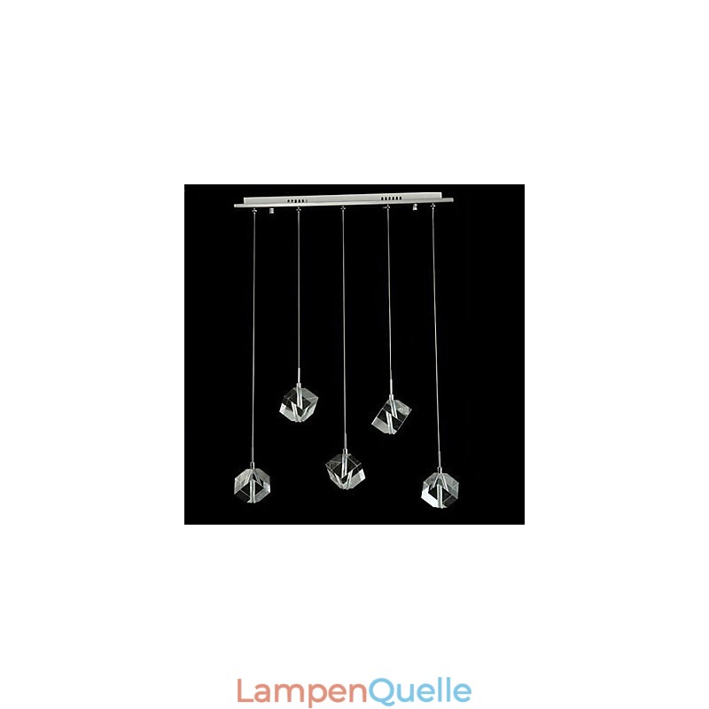 Mode Kristall Lampe Fünf Kopf Kristall Anhänger