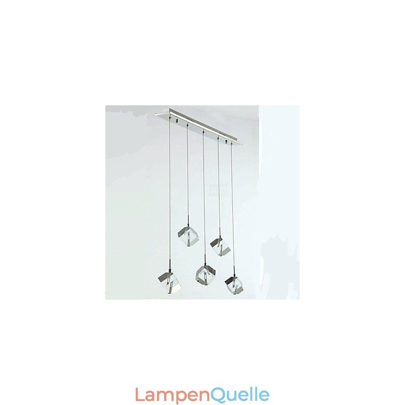Mode Kristall Lampe Fünf Kopf Kristall Anhänger