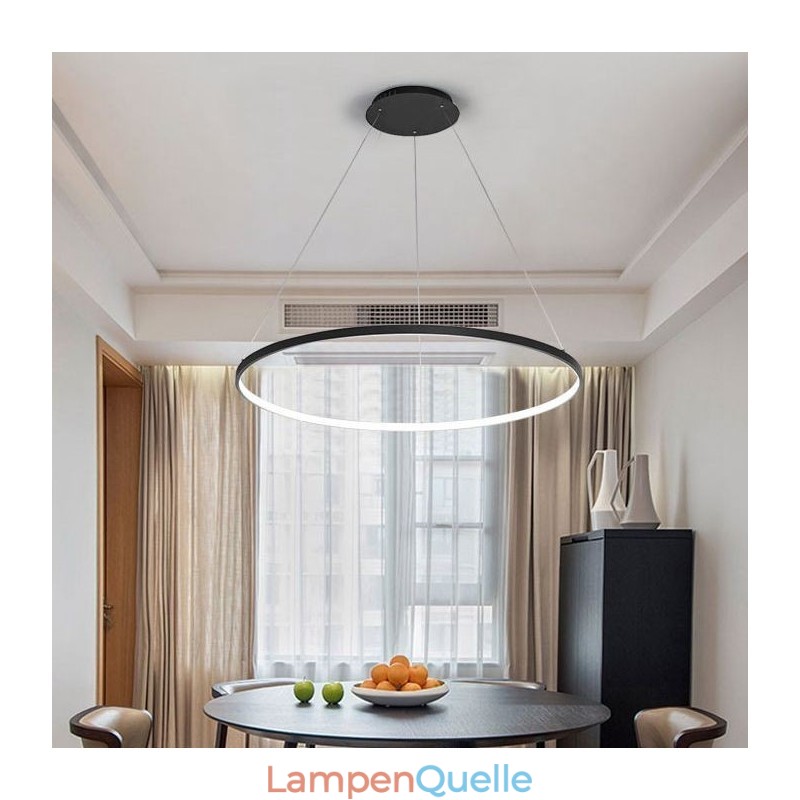 Dimmbare Pendelleuchte mit 80 cm Durchmesser, modernes Design