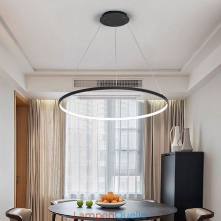 Dimmbare Pendelleuchte mit 80 cm Durchmesser, modernes Design Dimmbare Pendelleuchte mit 80 cm Durchmesser, modernes Design