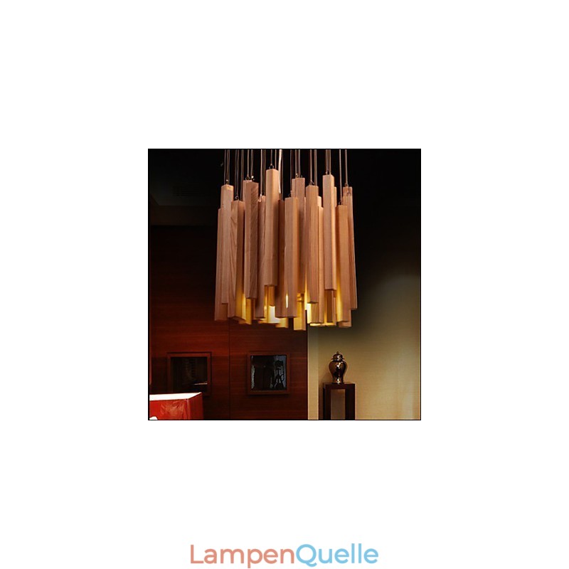 Hotel Engineering Wood Art Line Kronleuchter
