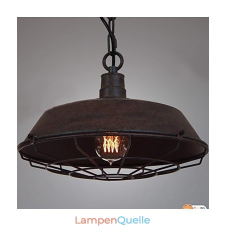 1-flammige Vintage-Pendelleuchte aus Metall 1-flammige Vintage-Pendelleuchte aus Metall